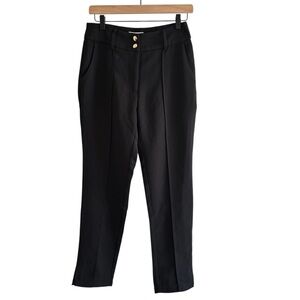 L’atiste by Amy Trousers Size Small Black Ankle/Cropped Classic Minimalist NWOT